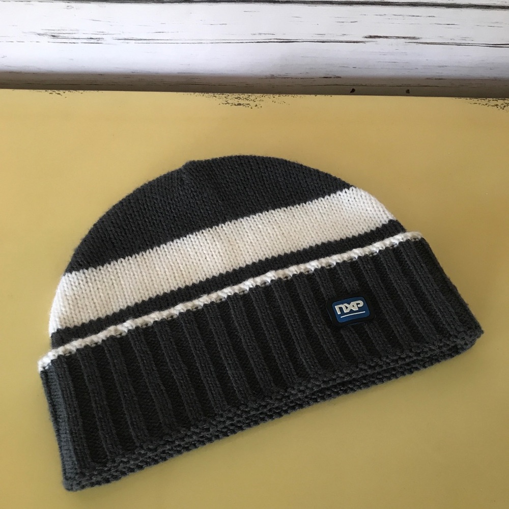 NXP folded knit beanie